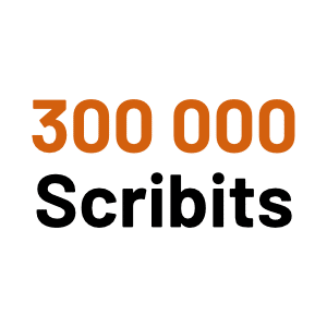 300000 scribits